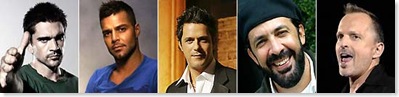 778389 - Juanes, Alejandro Sanz, Ricky Martin, Juan Luis Guerra y Miguel Bos�, juntos por la paz