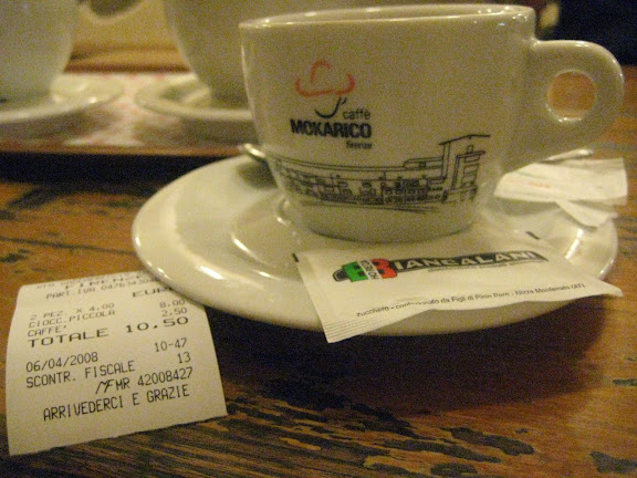 4 euro na cioccolata e 2.50 un caffè..ta fat