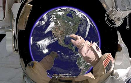 Google Earth astronauta