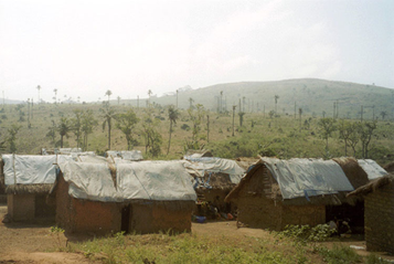 Refugee camp in Guinea