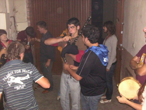 gaiteros en la peña