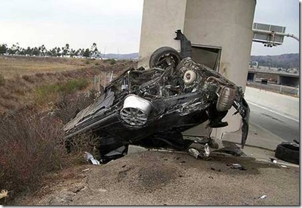 Porsche on Porsche Girl Nikki Catsouras Highway Crashed Car Picture