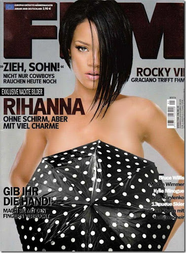 rihanna FHM Cover photo