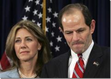 Silda Wall Spitzer and husband Eliot Spitzer photo