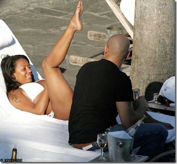 Mel B and husband Stephen Belafonte in Miami