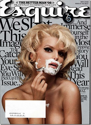 Jessica Simpson esquire magazine cover picture