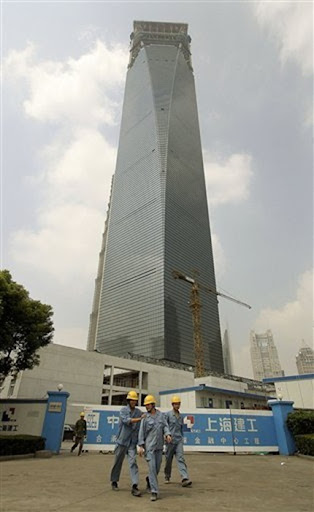 china's tallest building, shanghai world financial building