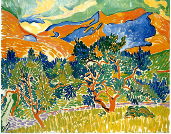 andr� derain, mountains at collioure