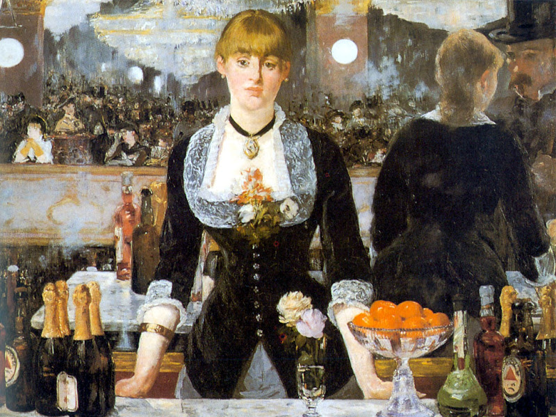 Édouard Manet, un bar aux Folies-Bergère