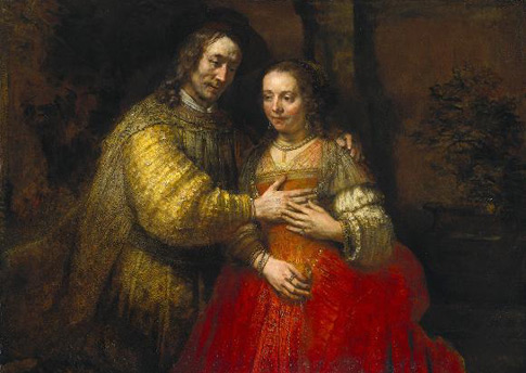 het Joodse bruidje, Rembrandt