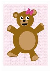 Baby girl teddy 1