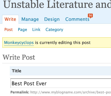 write-currently-editing