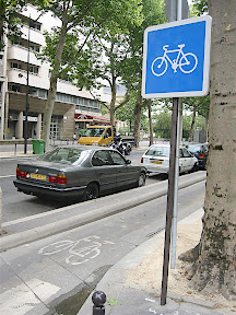 Bike Lane in Paris