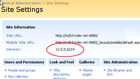 How to Tell the Version of SharePoint (MOSS or WSS) You're Running