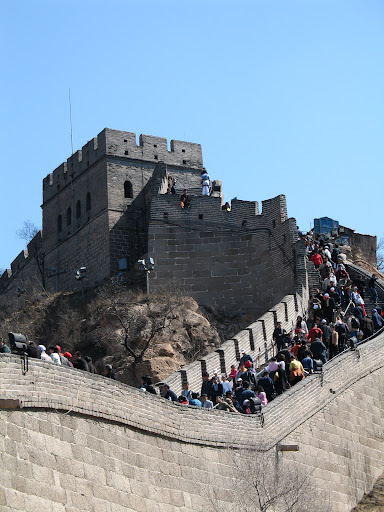 陡峭的长城