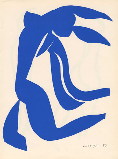 henri matisse, drawing with scissors