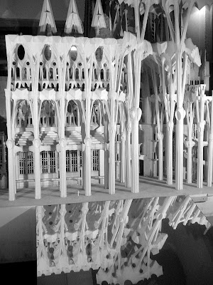 Model of complete nave, Gaudi Museum