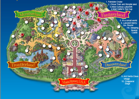 Map Of Disneyland Park. Although we had the Park