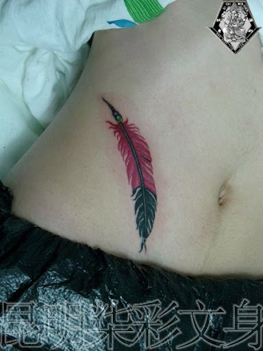 Feather free tattoo design