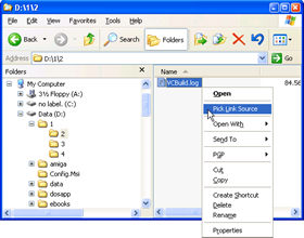 Link Shell Extension Screenshot
