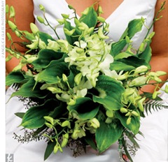 bouquet green calla