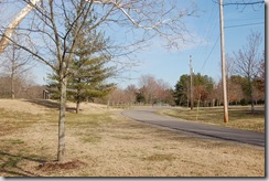 Deerwood entrance road