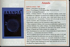 ANANDA écrire magazine 001 copie