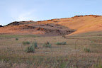 Early evening light on hillside off Highway 20 in Idaho. 