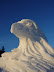 Eagle snow sculpture - 2007 McCall Idaho. Photo by Raymond R. Chambers.