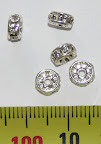 Rondelles-6mm Crystal- Si