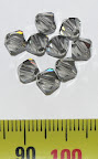 Black diamond 6mm bicone