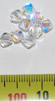 Clear AB 6mm bicone EACH