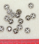 BEAD CAP 7MM NICKLE PLATE  - EACH