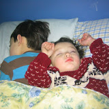 Kai and Eidan, crashing in San Francisco