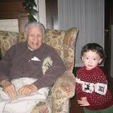 Al with Eidan, Christmas 2006 - the youngest and the oldest Al with Eidan, Christmas 2006 - the youngest and the oldest