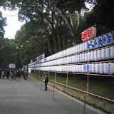 On the walkway to Meiji Shrine