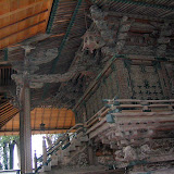 The Hikawa shrine dates from the 6th century - the main building shown here was built in 1850. I took this picture through a fence, as the public is not allowed to approach it - the carvings are amazingly detailed.