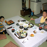 A traditional Japanese dinner, served in our room at the Nakamuraya Ryokan - http://www.japaneseguesthouses.com/db/sapporo/nakamuraya.htm