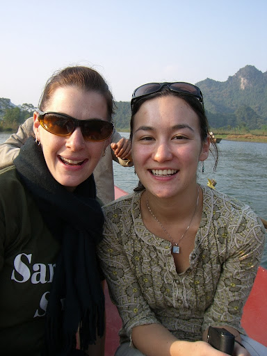 Nat and Tracey on the way to the Perfume Pagoda