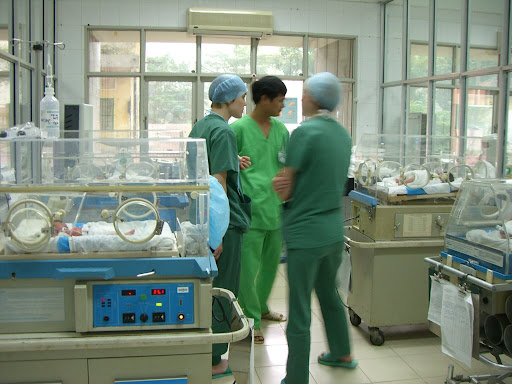 Emma and Matilda on the neonate unit