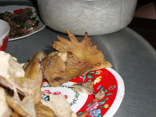 Chicken head