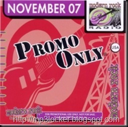 00 - va - promo only modern rock radio november - 2007 - front