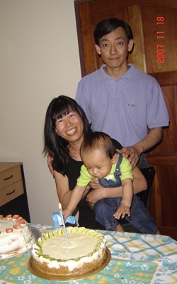 mis tíos y mi primito Lucas Ryu