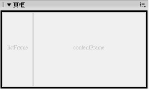 頁框面板(frame Panel)