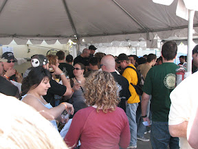 By 1pm it was getting busy