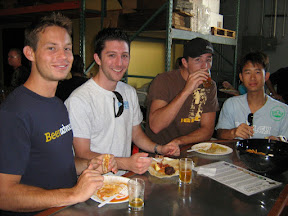 Happy Port patrons loading up before the 1st session at Stone