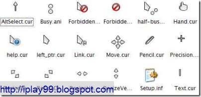 free mouse cursor,change mouse cursor,滑鼠游標下載,可愛滑鼠游標,動態滑鼠游標,oxygen-cursors-white