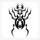 Temporary_Tribal_Tattoo_art_spider_design