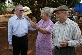 pastor Guenther Krieger, Wanda Braidotti, pastor Rinaldo Mattos
