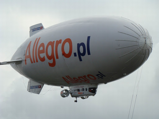 Sterowiec Allegro w Łodzi - Pod skrzydłami Allegro